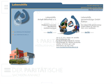 Tablet Screenshot of lebenshilfe-koethen.de
